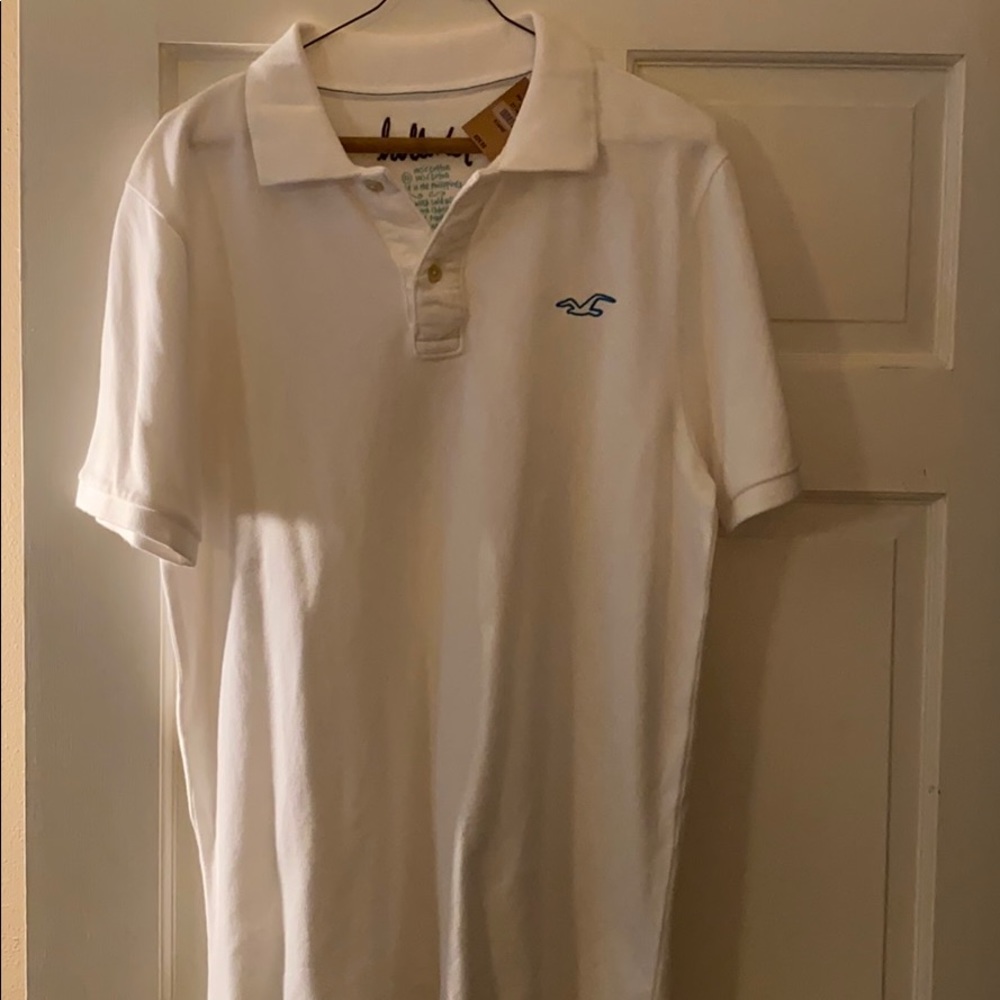 Hollister white Polo